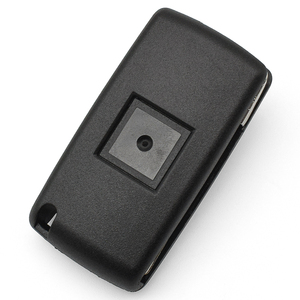 P-eot ot araç tuşları için metal daire ile pil tutucu olmadan oluk CE0523 ile 2 düğmeler flip anahtar durumda HU83 itmeli anahtar - Product Image 2