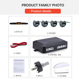 Factory Wholesale Bi Bi Bi Buzzer <strong>Reverse</strong> Backup Radar <strong>System</strong> Parking <strong>Sensor</strong> Ultrasonic for Car 4 <strong>Sensors</strong> Distance Detection - Product Image 5