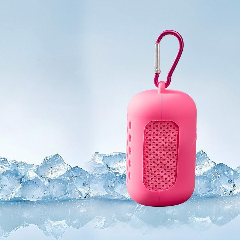 Serviette rose à séchage rapide