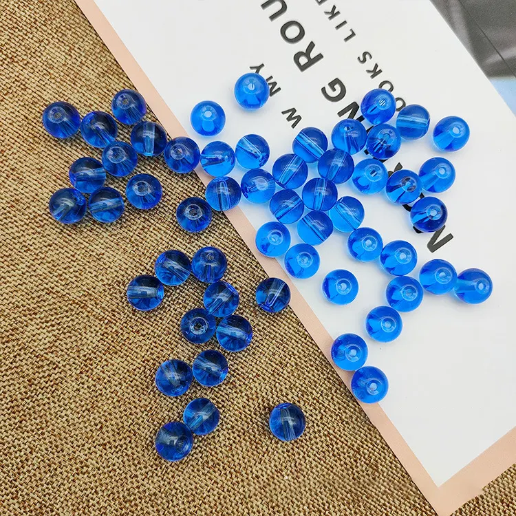 Honneur de cristal plusieurs couleurs personnalisées 3 ~ 20mm perle rideau accessoire perle lisse perle