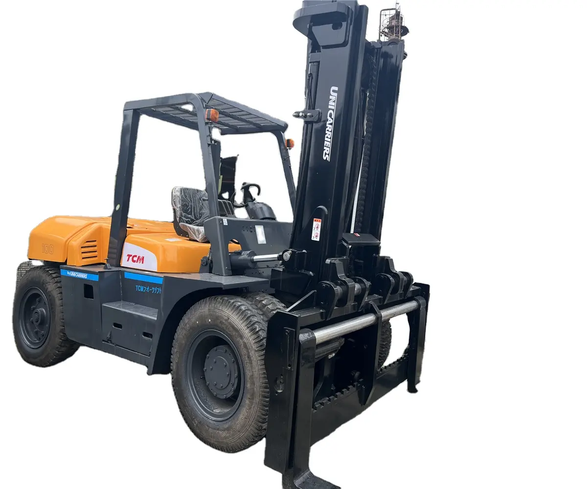 Nice condition TCM fd100 10ton used forklift Komatsu FD50 fd100 fd70 fd230 fd200 powered pallet truck for sale