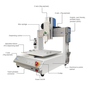 Desktop automatico SMD SMT assemblaggio PCB Pcba Silicone resina epossidica Dispenser macchina Dispenser - Product Image 2