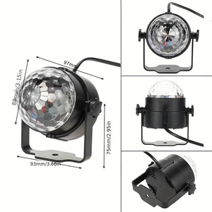 DJ派对声控RGB旋转舞台频闪带无线遥控器适用于毕业日派对灯 - Product Image 6