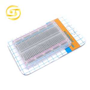 400 Tie-Point Bread board MB-101 400 Löcher Leiterplatte Donut Board für Arduino Education Test Board Transparent - Product Image 5