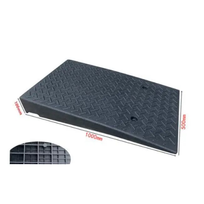 Factory directly supply rubber road slope car threshold ramp door curb ramp