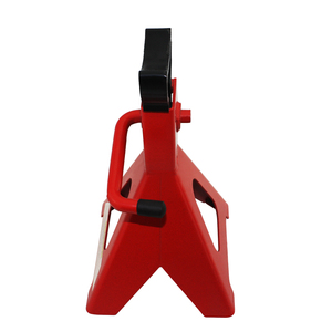 3 ila 12 Ton ayarlanabilir Jack standı CE & GS sertifikalı yüzey boyama kırmızı - Product Image 3