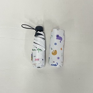 Pequeno Mini Guarda-chuva com <span class=keywords><strong>Case</strong></span> Light Design Compacto Perfeito para Viagem Portátil Leve Ao Ar Livre Sun & Chuva Guarda-chuvas