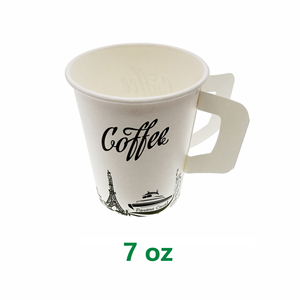 Paper <strong>Cup</strong> with Handle 9oz 7oz - Product Image 1