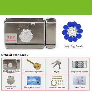 Zugangskontrolle Intelligenz elektronisches RFID Motorverschluss Sicherheitstor Randtürverschluss RFID Zutrittskontrolle intelligente Schlösser - Product Image 4