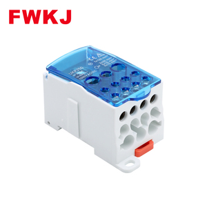 UKK系列500A UKK-500配电块电线Din导轨单极接线盒配电块