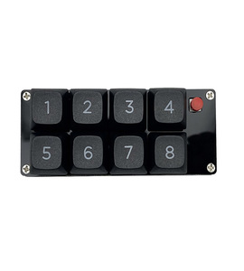USB-C Wired Mechanical Gaming <strong>Keyboard</strong> 8Keys Mini Keypad 4 Color RGB Light Customize Programmable Macro <strong>Keyboard</strong> <strong>Numeric</strong> Keypad