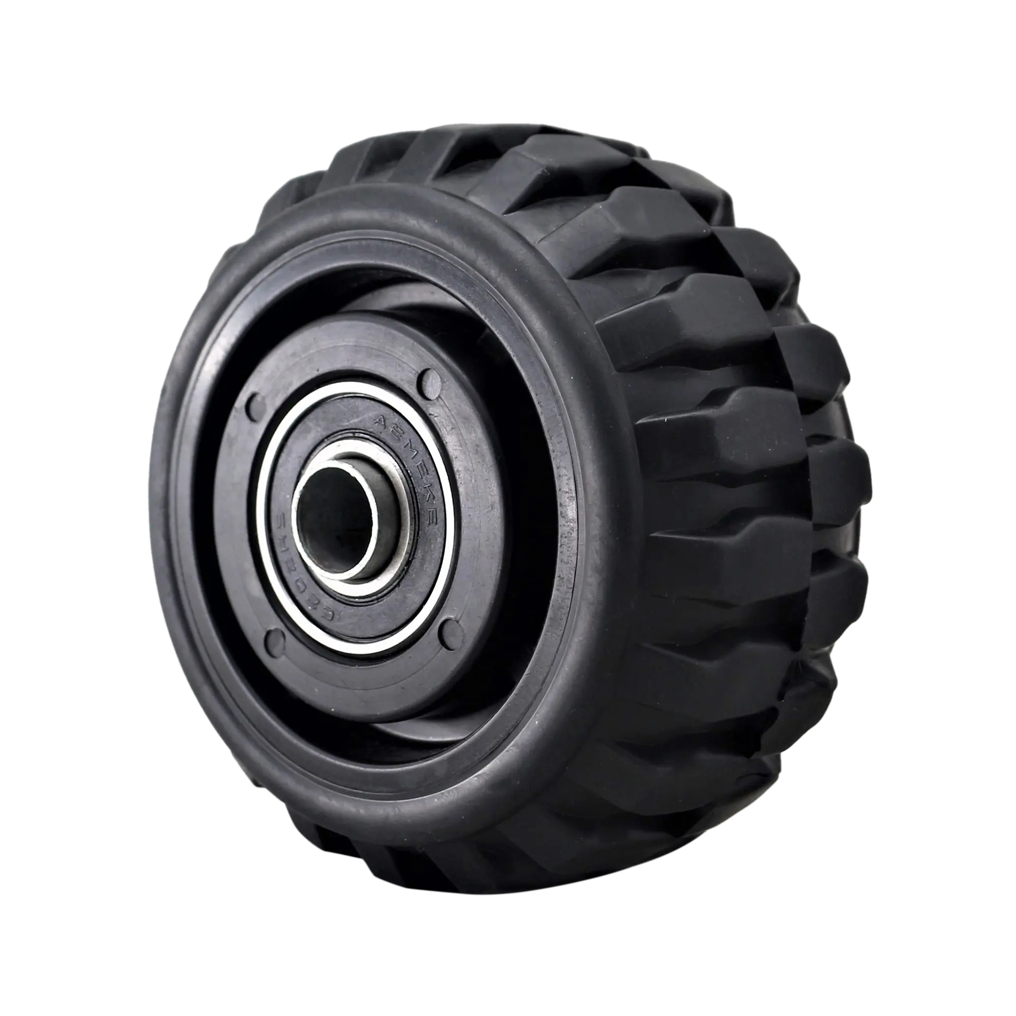 SS off road sessiz kauçuk tekerlekler 100 125 150 200 mm tüm arazi