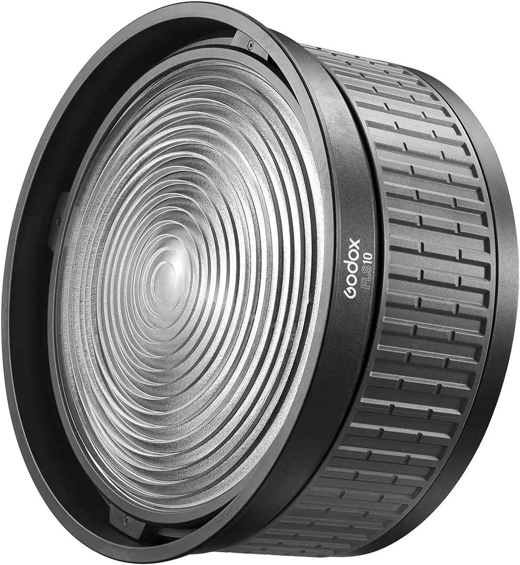 Adattatore di messa a fuoco dell'obiettivo di Fresnel Godox FLS10 per Godox M600D SL150II SL200II ML60 VL150 UL60 supporti per luci Video a LED Shaper