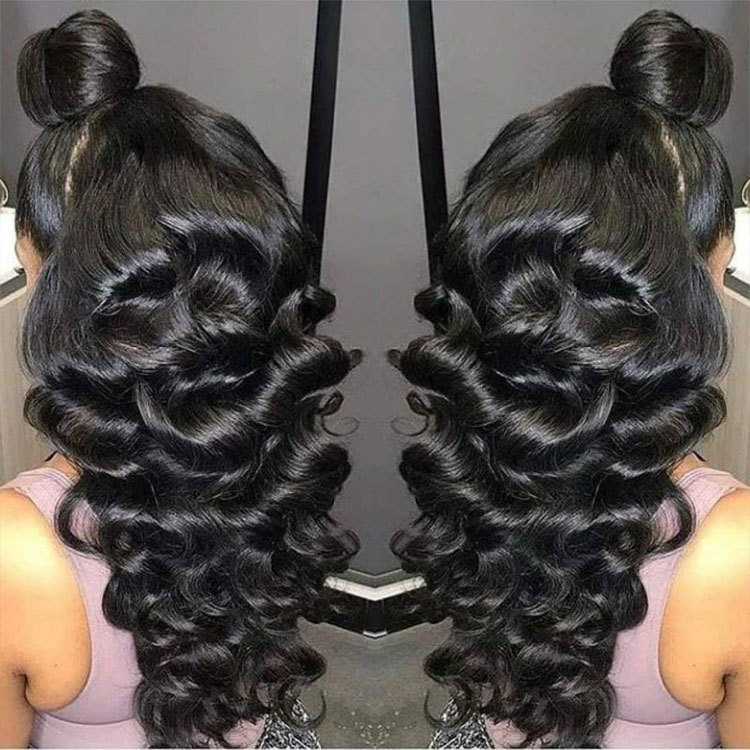 Perruque de vague lâche