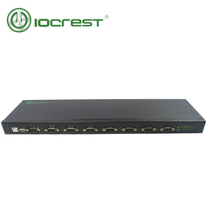 IOCREST 8端口USB至串行RS232适配器FTDI芯片组USB至DB9 RS232集线器 - Product Image 2