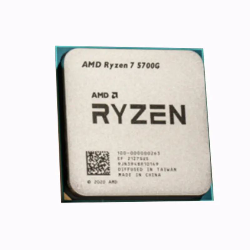 Venta al por mayor AMD Ryzen 7 CPU ocho núcleos 5700G 5700x 5800x 7700x PC piezas procesador