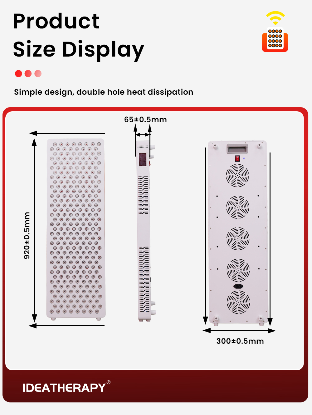 RLPRO300MAX 92*30*6,5 cm