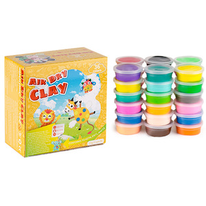 Ấm Fluffy Cross-Biên Giới Màu Đất Sét Thiết Lập 24 Màu Sắc Siêu-Ánh Sáng Playdough Handmade Giáo Dục Tự Làm Đồ Chơi Cho 14 Năm Hộp Màu - Product Image 6
