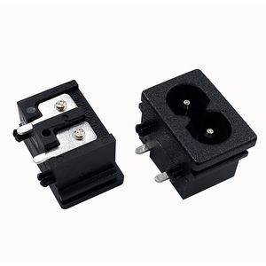 2.5A 250V C8电源插座连接器，用于适配器计算机和设备JR-201SE(PCA)