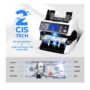 AL-920 2CIS Total <strong>Value</strong> 6-8 <strong>Mix</strong> Bill <strong>Counting</strong> Fake Money/Counterfeit Currency <strong>Detecting</strong> <strong>Counting</strong> Counter UV/MG/IR - Product Image 2