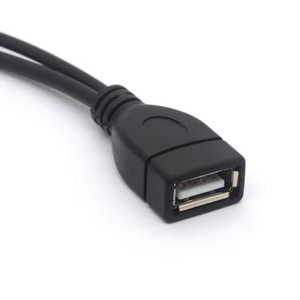 USB 2.0母微型USB公适配器主机转换器电缆OTG微型USB分路器5针照相电脑母编织物 - Product Image 2