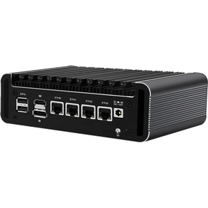 Mini computadora industrial 12th Generation Small Core N-series/N100 Soft Routing Mini Host/Intelligent 4 Networks Bulk Wholesale