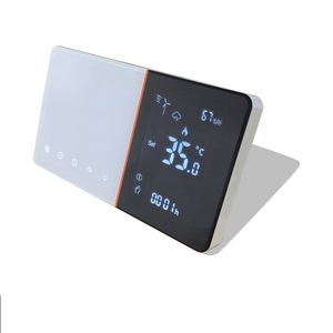 <span class=keywords><strong>WiFi</strong></span> Termostato Programável Quarto Temperatura Controlador Mão Deslizante Set para Água/piso elétrico Aquecimento Água/Gás Caldeira