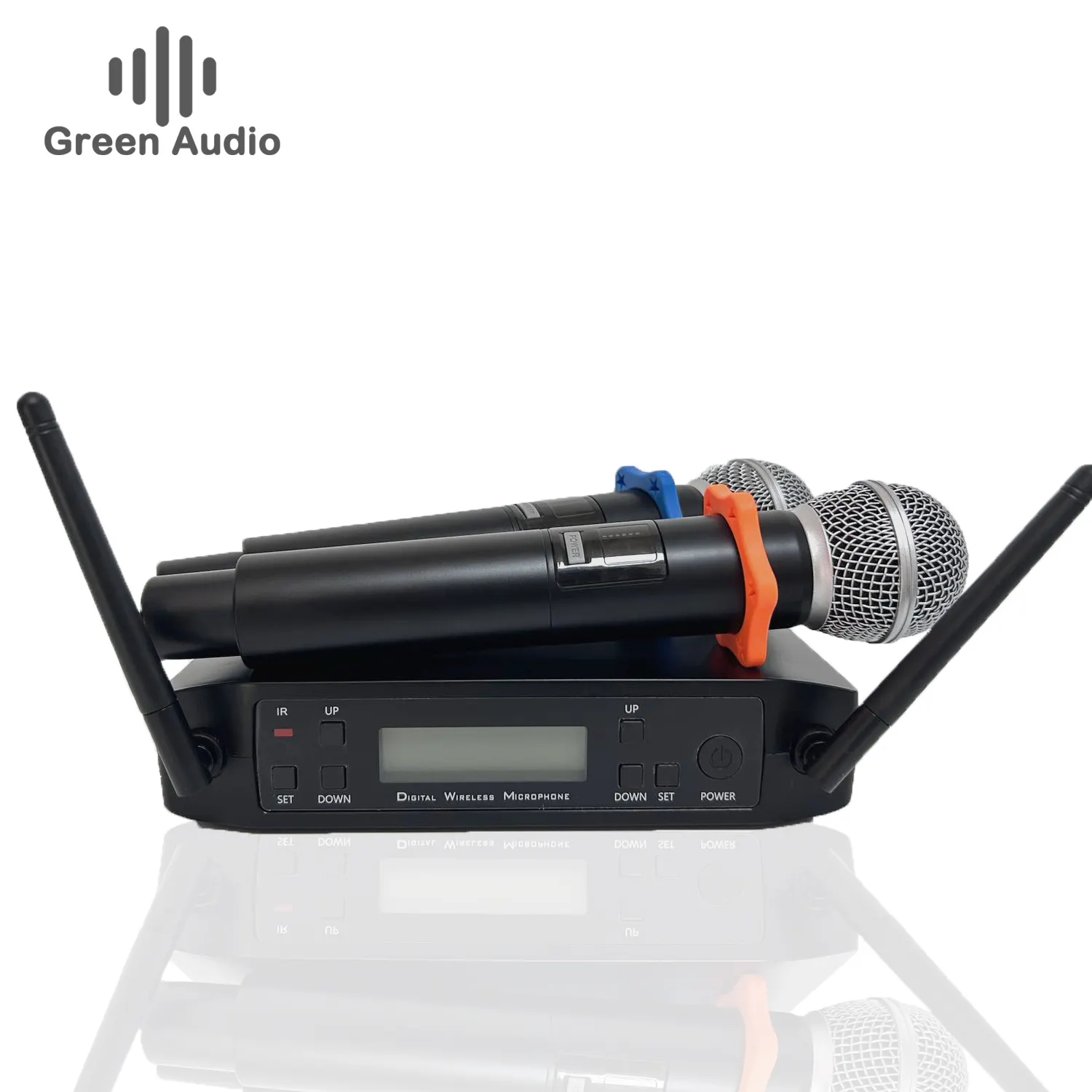 GAW-240 Cheap price uhf dual channel handheld long range wireless microphone