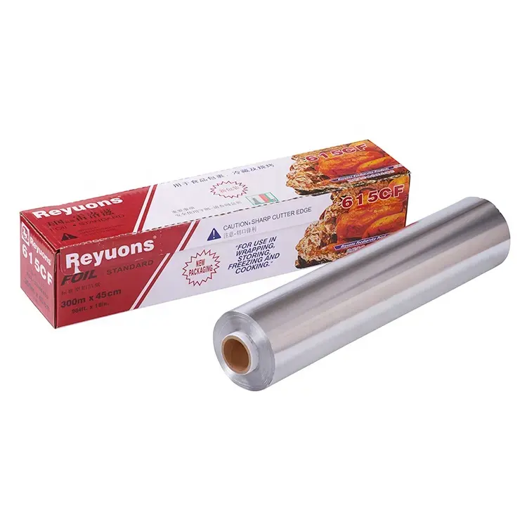 Diamant muster Aluminium folie Aluminium folie 10 Mikron Jumbo Roll Lebensmittel qualität Einweg-Aluminium folie Lebensmittel