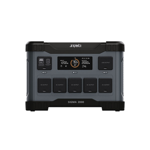ポータブル発電所1843.2Wh LiFeP04 (LFP) バッテリー2000W AC 110 ~ 240v/ DC 100W出力4000W RVingホーム用ソーラー発電機 - Product Image 1