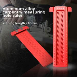 ANDUUK W-73 Aluminum Alloy Right Angle <strong>Hole</strong> Positioning Precision Marking Ruler square Scribing Tool Woodworking <strong>Scriber</strong> - Product Image 4