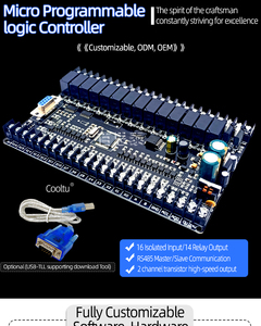 SPS Industrielle Steuer platine FX1N-32MR 30MR 30MRT RS485 Programmier bare Logik steuerung MODBUS RTU - Product Image 6