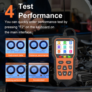 Strumento diagnostico di Test delle prestazioni Auto personalizzabile leggere rapidamente il codice di guasto corrente OBD Auto lettore di Scanner della luce del motore - Product Image 6