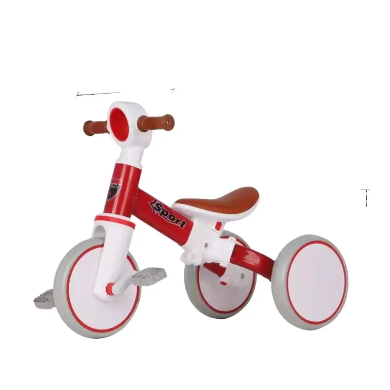 Aby-patinete de 3 tacones para niños, bicicleta deslizante para niños