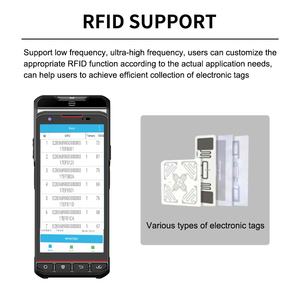 Android 13 5,5-Zoll-Bildschirm Mobiler Computer 2D Wi-Fi BT 5.0 4G LTE Dual-SIM Robuster PDA-Daten organisator Barcode-Scanner Lager - Product Image 5