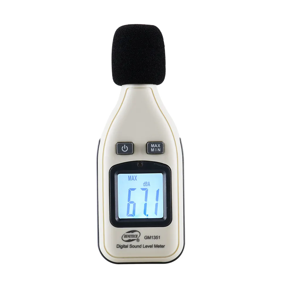 Medidor de nivel de sonido Dba, herramienta de diagnóstico Digital de retroiluminación con autodetección, Clase 1, 30 ~ 130