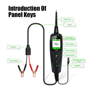 汽车电路测试仪12V/24v电气系统诊断工具电源探头套件电压/电阻测试仪