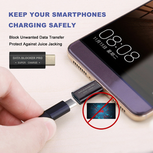 灰色のUSBType-CデータブロッカーUSB-Cジュースジャックアダプターは、iPhoneおよびiPadOEMの急速充電停止データ盗難をサポートしています - Product Image 6
