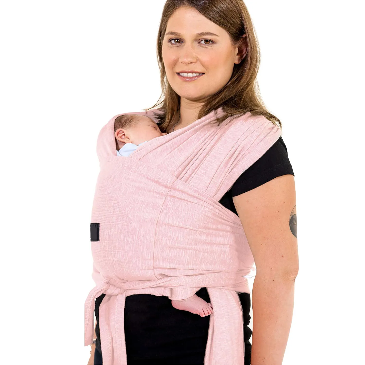 Koala Babycare Baby Carrier Wrap, ajustable y fácil de usar como camiseta-Unisex Infant Wrap Carrier Up