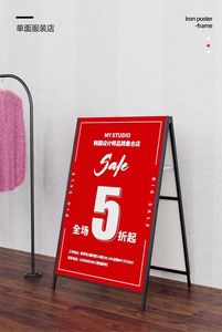 Factory Outdoor <strong>Advertising</strong> a Stand Led Menu Board Poster Frame Discount Board - Product Image 2