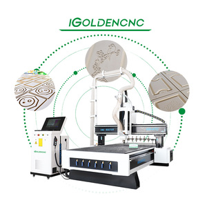 Enrutador CNC de husillo ATC de 4 ejes de alta precisión 1530 para tallado de madera Modelo de espuma 3D Fabricación de motor de sistema de control Syntec a la venta - Product Image 1