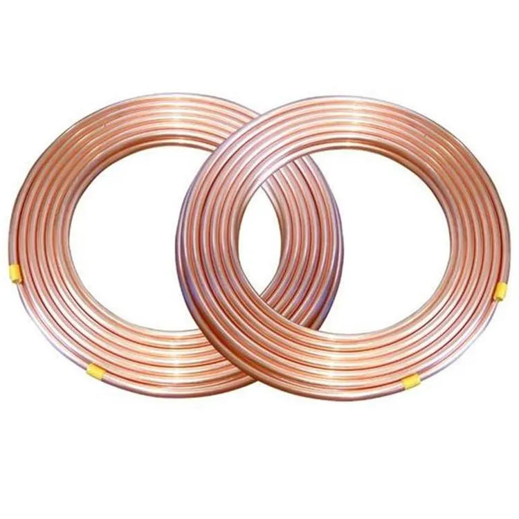 Piezas de tubo de cobre para aire acondicionado, tubos de cobre para ac