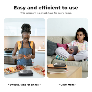 Two 2 <strong>Way</strong> Audio <strong>Intercom</strong> <strong>System</strong> <strong>Wireless</strong> Full Duplex Communications for Home, Office, Business - Product Image 6