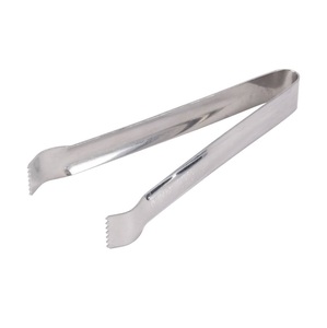 Antique Model Stainless Steel Serving Tong Cheap Metal Food Bar para Home Party Drinkware Acessórios e Ice Serving