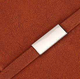 Inserto de tarjeta A5 Funda de cuero Bolsillo Hebilla magnética Cuero Diario personalizado Multifunción Bloc de notas de negocios Cuaderno con hebilla - Product Image 3