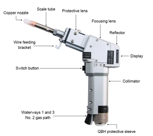 ARGUS QILIN BWT21 Fiber Laser <strong>Welding</strong> Gun <strong>Welding</strong> Machine Parts Welder Gun Head 2000w Soldering Cutting Iron Metal <strong>Welding</strong>