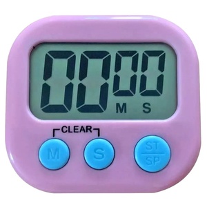 Cronometro del sonno Timer dell'orologio con supporto Mini Display digitale LCD Timer da cucina sveglia con conto alla rovescia da cucina quadrata - Product Image 2