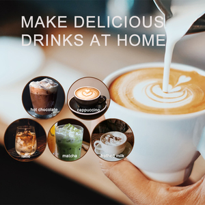 New Mini Sữa Bọt Nhà Sản Xuất Matcha Whisk Uống Mixer Khuấy Thép Không Gỉ Cà Phê Frother Nhà Bếp Cầm Tay Điện Sữa Frother - Product Image 6