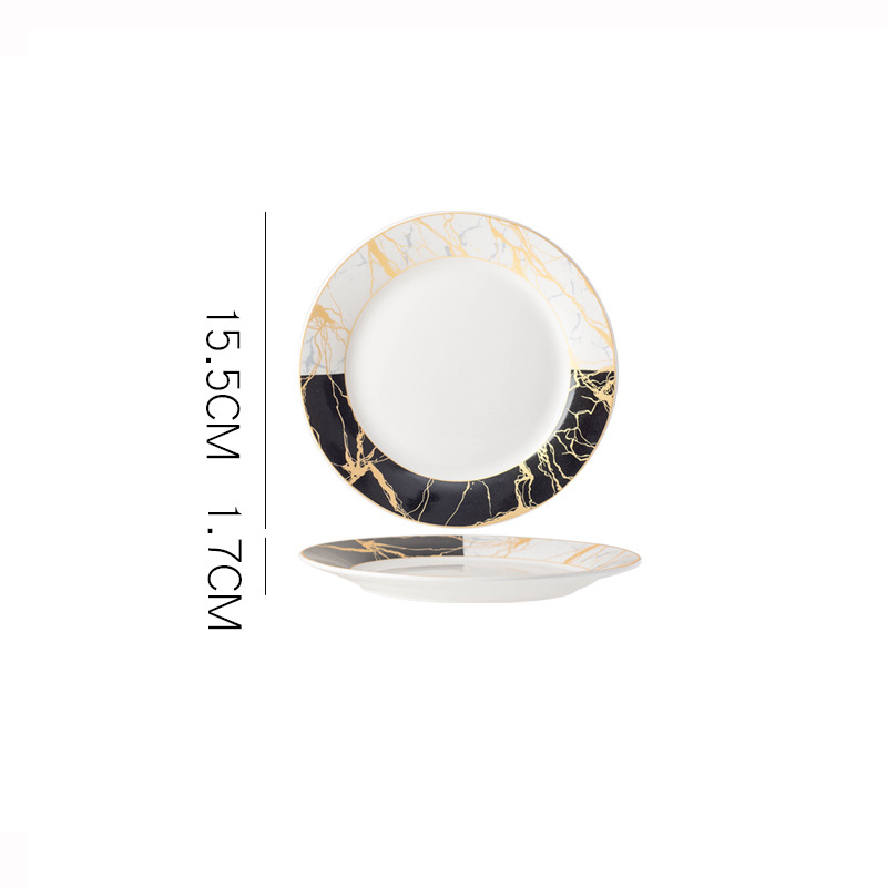 Plaque noire de 6 pouces