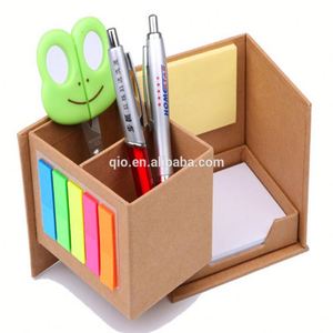 回收粘性记事本文具套装促销与您设计的标志 - Product Image 1